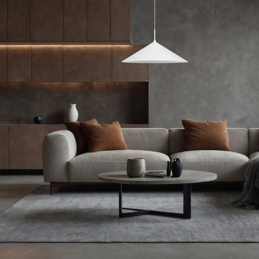 Luster na kabelu CAPITAL 1xGX53/15W/230V Ø 60 cm bijeli