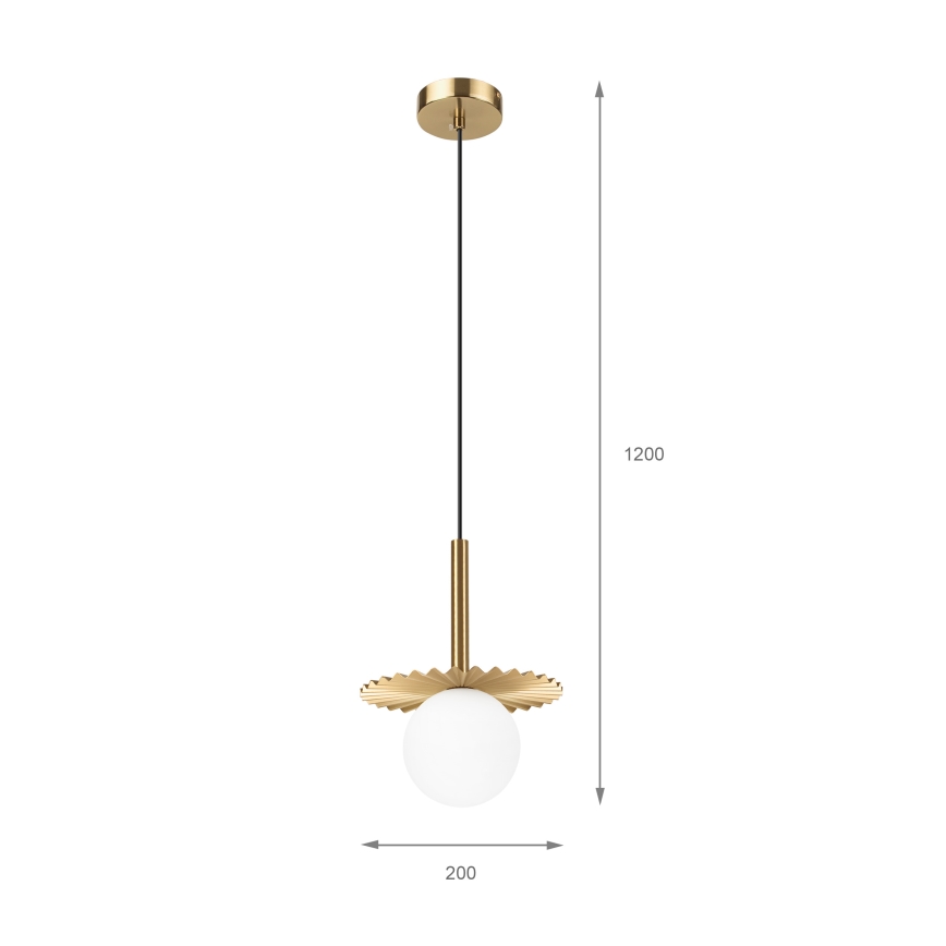 Luster na kabelu CHITA 1xG9/5W/230V zlatna