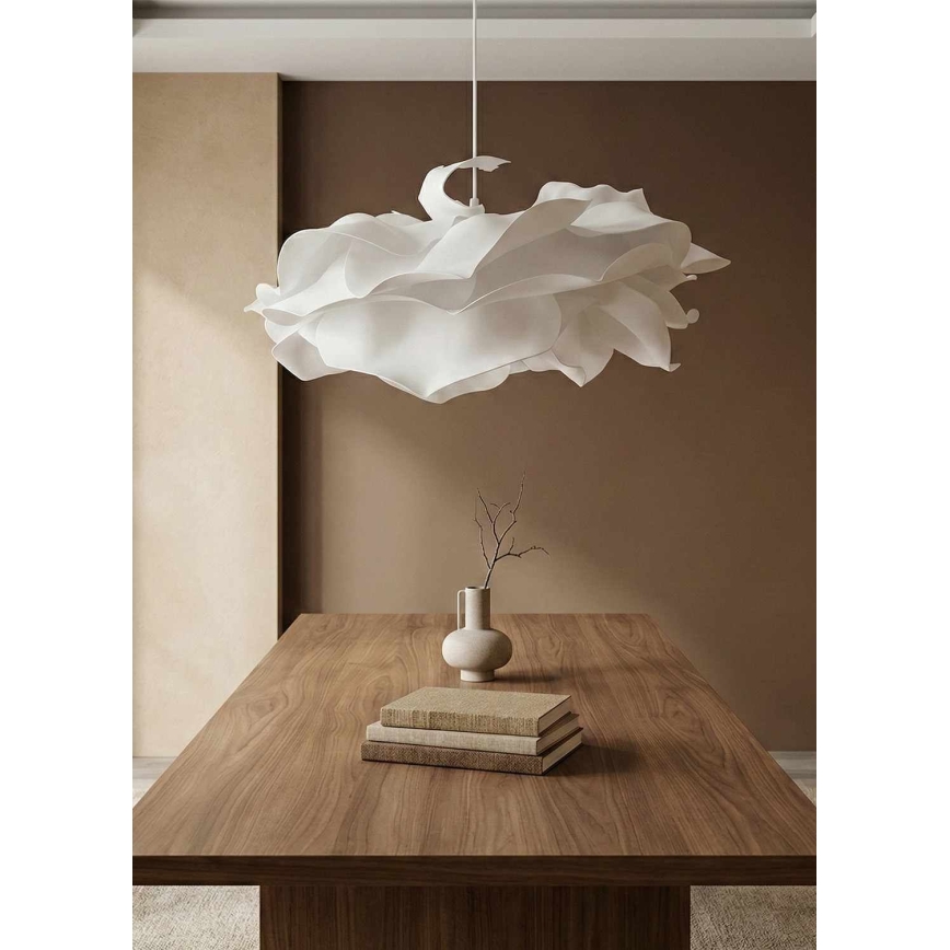 Luster na kabelu CLOUDY 1xE27/40W/230V bijela