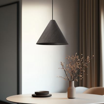 Luster na kabelu CONO 1xE27/40W/230V, furnir od ebanovine