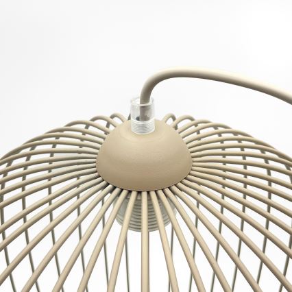 Luster na kabelu DESTELLO 1xE27/15W/230V Ø 33 cm bež