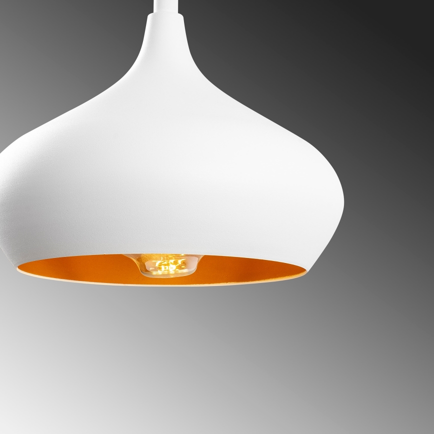 Luster na kabelu DODO 1xE27/40W/230V bijela
