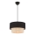 Luster na kabelu ECHO 1xE27/60W/230V crna/krem