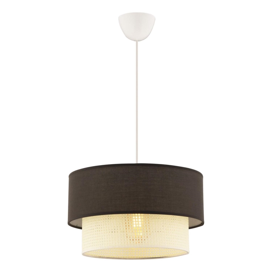 Luster na kabelu ECHO 1xE27/60W/230V smeđa/krem