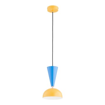 Luster na kabelu ENTORI 1xE27/15W/230V, boja: žuta/plava