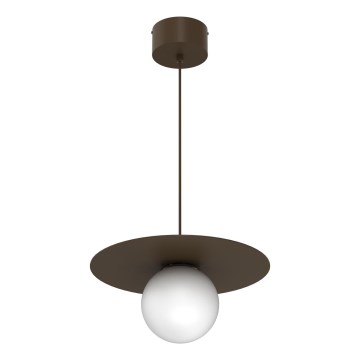 Luster na kabelu FLAT 1xE27/15W/230V smeđi