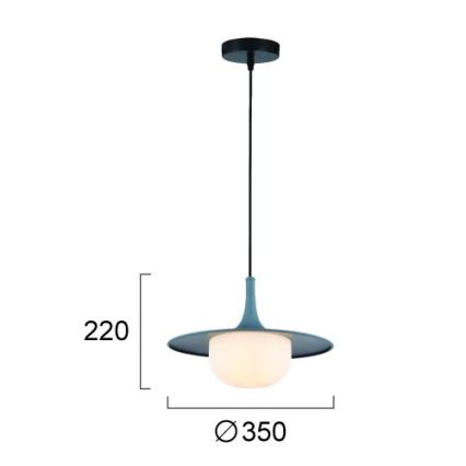 Luster na kabelu FRED 1xG9/10W/230V siva