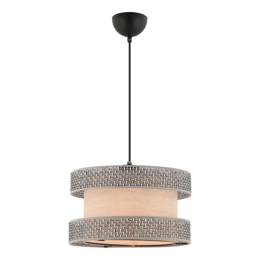Luster na kabelu HALO 1xE27/60W/230V bež/siva