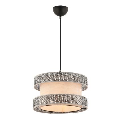 Luster na kabelu HALO 1xE27/60W/230V bež/siva