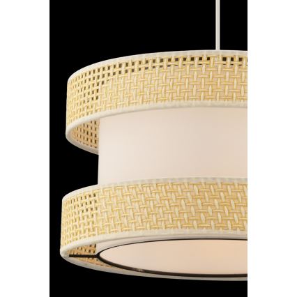 Luster na kabelu HALO 1xE27/60W/230V krem/bež