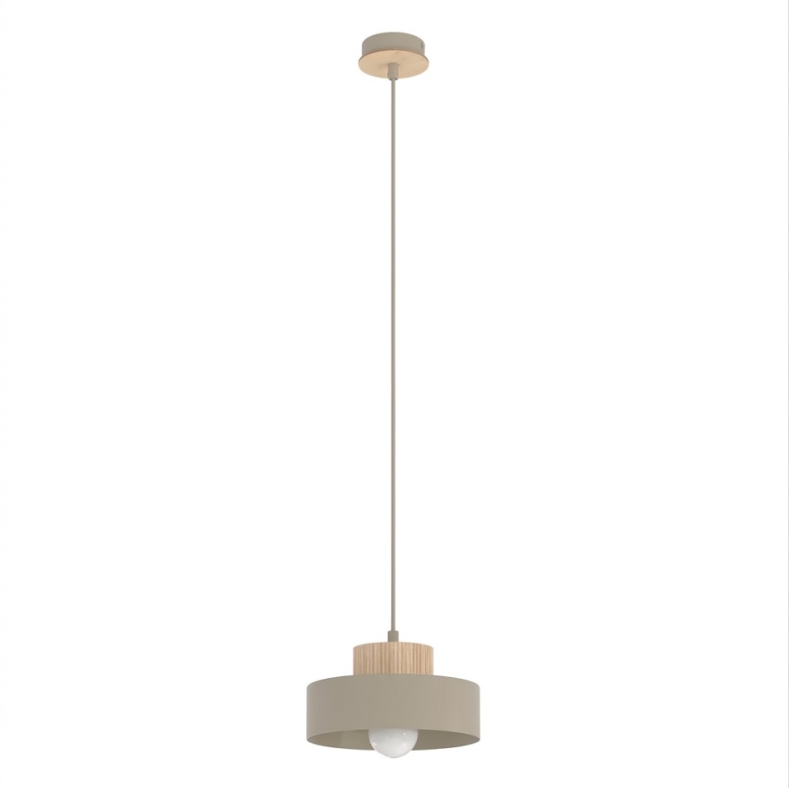 Luster na kabelu KIVI 1xE27/15W/230V bež