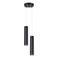 Luster na kabelu LAGOS 2xGU10/10W/230V crni