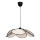 Luster na kabelu MARGARET 1xE27/40W/230V crni/bež