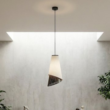 Luster na kabelu MODA 1xE27/15W/230V siva/crna