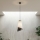 Luster na kabelu MODA 1xE27/15W/230V siva/crna