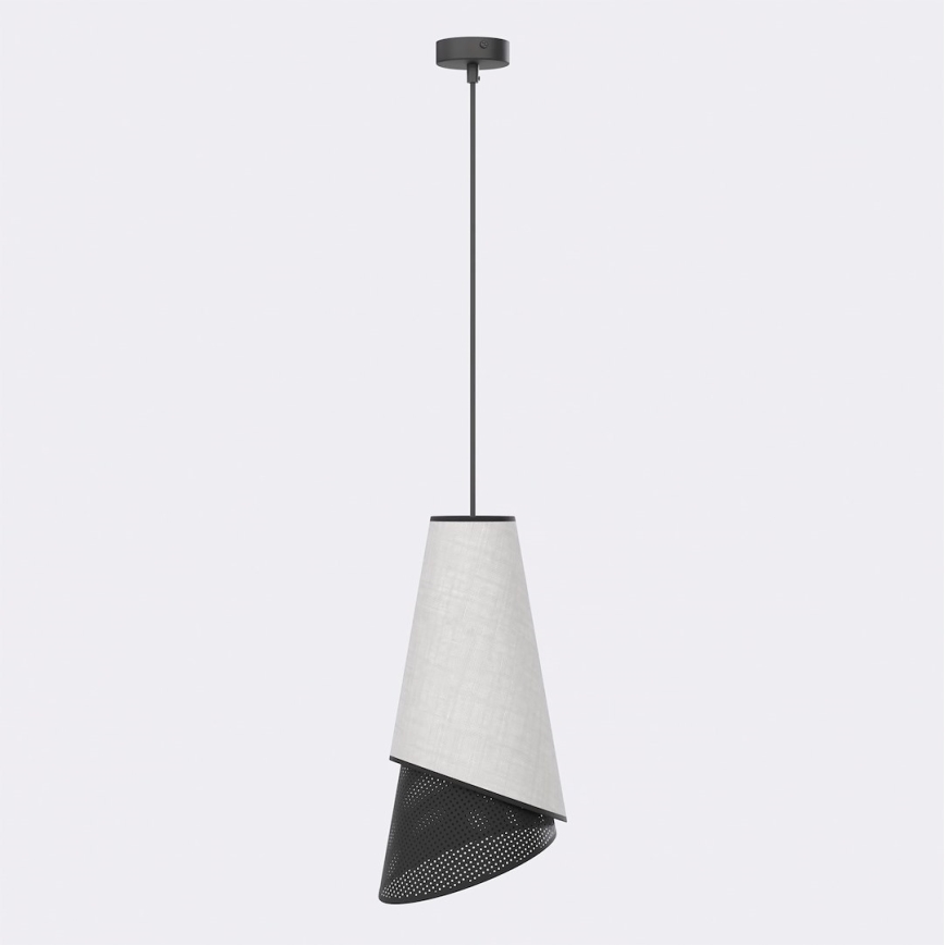 Luster na kabelu MODA 1xE27/15W/230V siva/crna