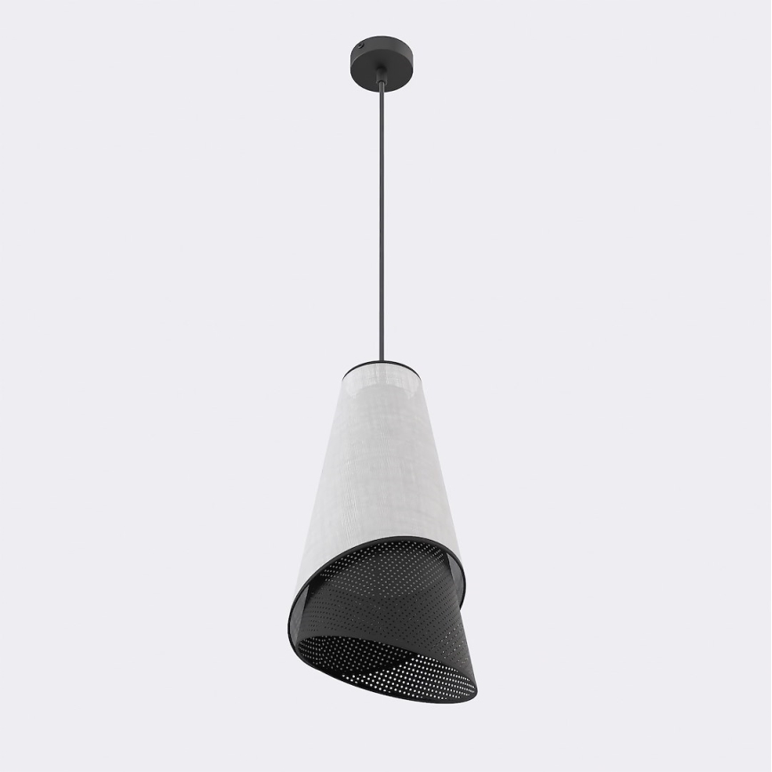Luster na kabelu MODA 1xE27/15W/230V siva/crna