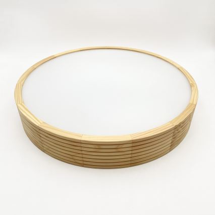 Luster na kabelu NATURAL MODERN 3xE27/15W/230V Ø 47,5 cm borovina