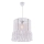 Luster na kabelu NESS MACRAME 1xE27/40W/230V bijela