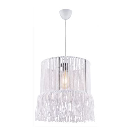 Luster na kabelu NESS MACRAME 1xE27/40W/230V bijela