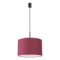 Luster na kabelu NEVIA 1xE27/15W/230V Ø 40 cm crvena