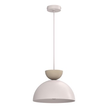 Luster na kabelu NEVIS 1xE27/15W/230V promjer 29 cm krem