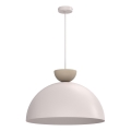 Luster na kabelu NEVIS 1xE27/15W/230V, promjer 50 cm, krem