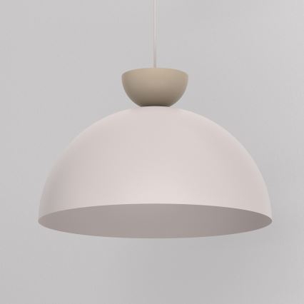 Luster na kabelu NEVIS 1xE27/15W/230V, promjer 50 cm, krem