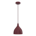 Luster na kabelu NOAK CLASSIC 1xE27/15W/230V bordo