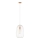 Luster na kabelu OVELLA 1xE27/15W/230V Ø 25 cm krem/borovina