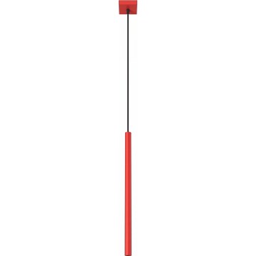 Luster na kabelu PASTELO 1xG9/8W/230V crvena