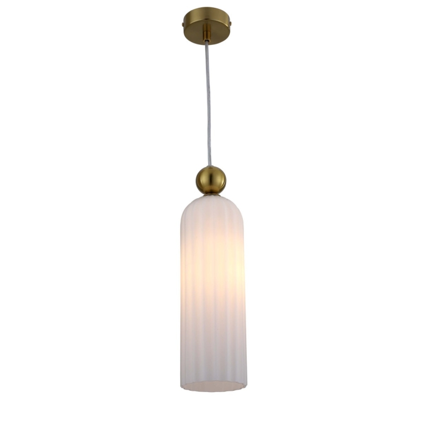 Luster na kabelu PIEGA 1xE14/40W/230V mesing/bijela