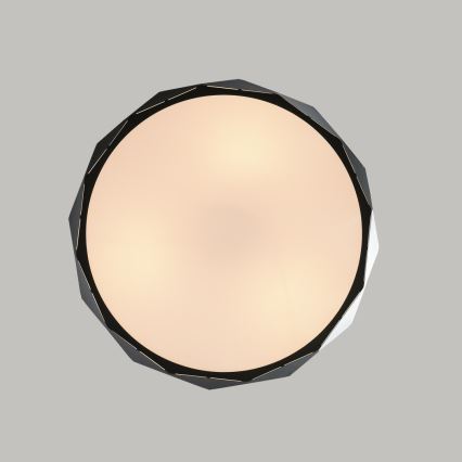 Luster na kabelu REUS 3xE27/40W/230V Ø 47 cm crni