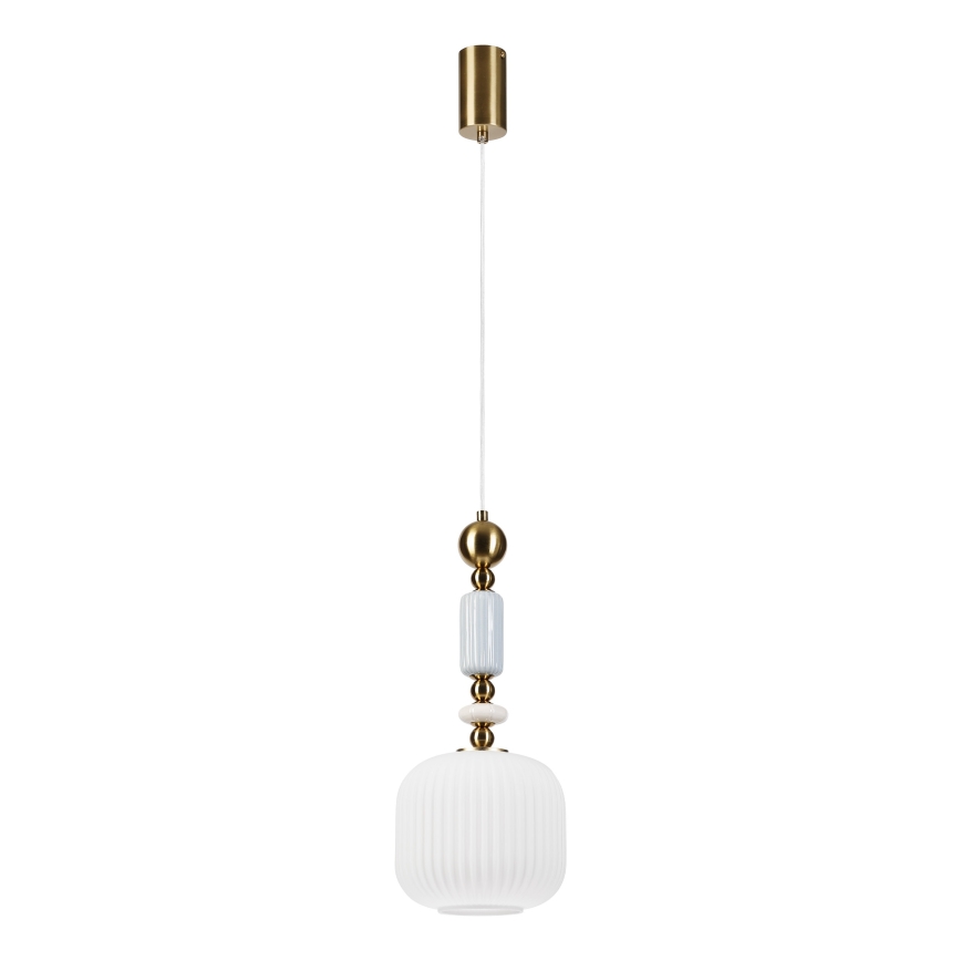 Luster na kabelu ROYAL 1xE27/15W/230V zlatna/bijela