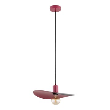 Luster na kabelu SAVANA 1xE27/15W/230V crna/crvena