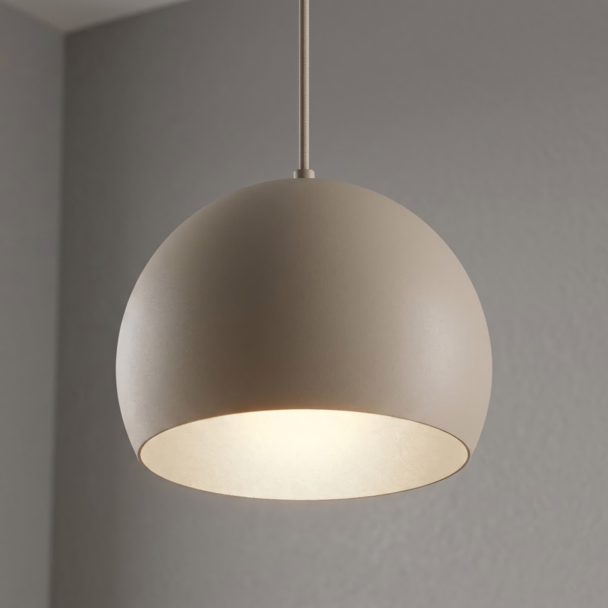 Luster na kabelu SOOL 1xE27/15W/230V Ø 27 cm bež