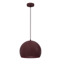 Luster na kabelu SOOL 1xE27/15W/230V, Ø 27 cm, u boji burgunda