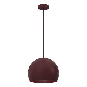 Luster na kabelu SOOL 1xE27/15W/230V, Ø 27 cm, u boji burgunda
