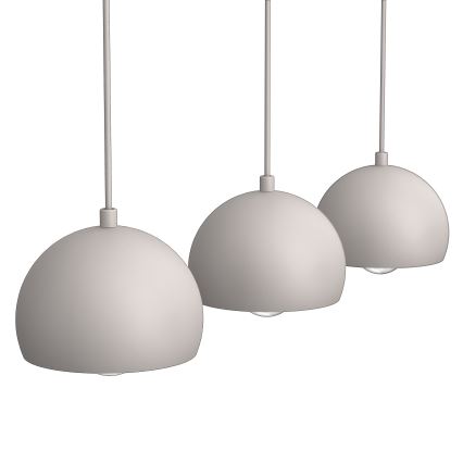Luster na kabelu SOOL 3xE27/15W/230V, krem boje