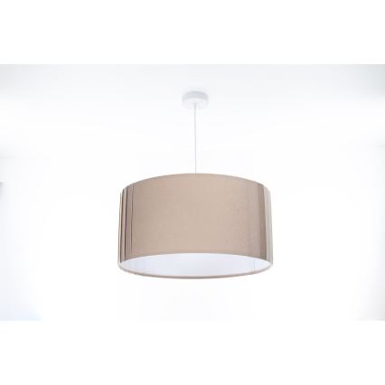 Luster na kabelu STRIPES 1xE27/60W/230V promjer 40 cm bež