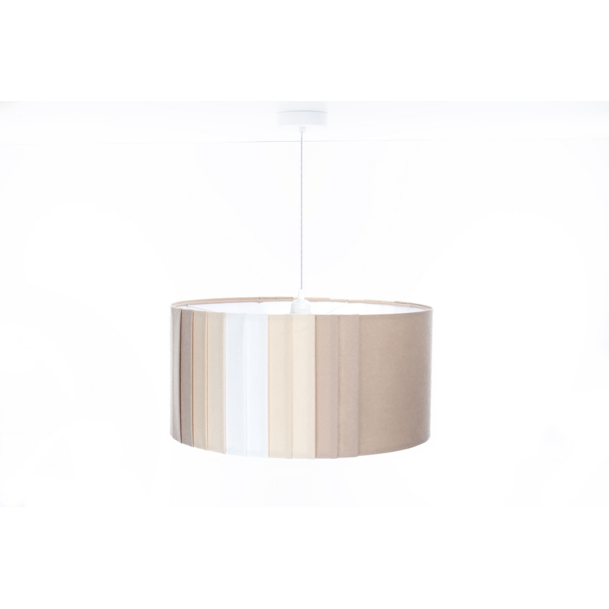 Luster na kabelu STRIPES 1xE27/60W/230V promjer 40 cm bež