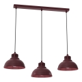 Luster na kabelu SVEN 3xE27/15W/230V bordo