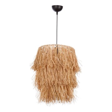 Luster na kabelu TASSEL 1xE27/40W/230V rafija