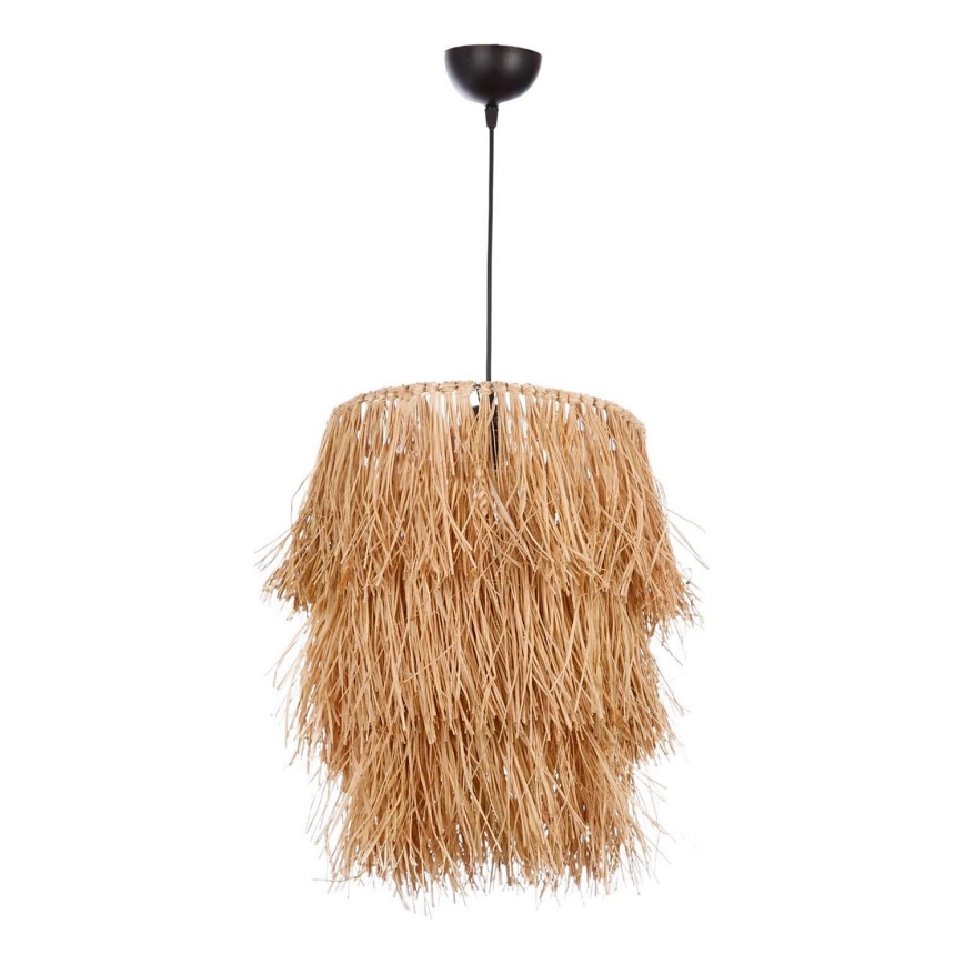 Luster na kabelu TASSEL 1xE27/40W/230V rafija