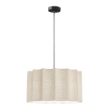 Luster na kabelu WAVY 1xE27/14W/230V bež