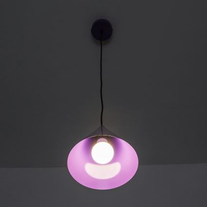 Luster na kablu ETNA II 1xE27/15W/230V, Ø 18,5 cm, ljubičasta