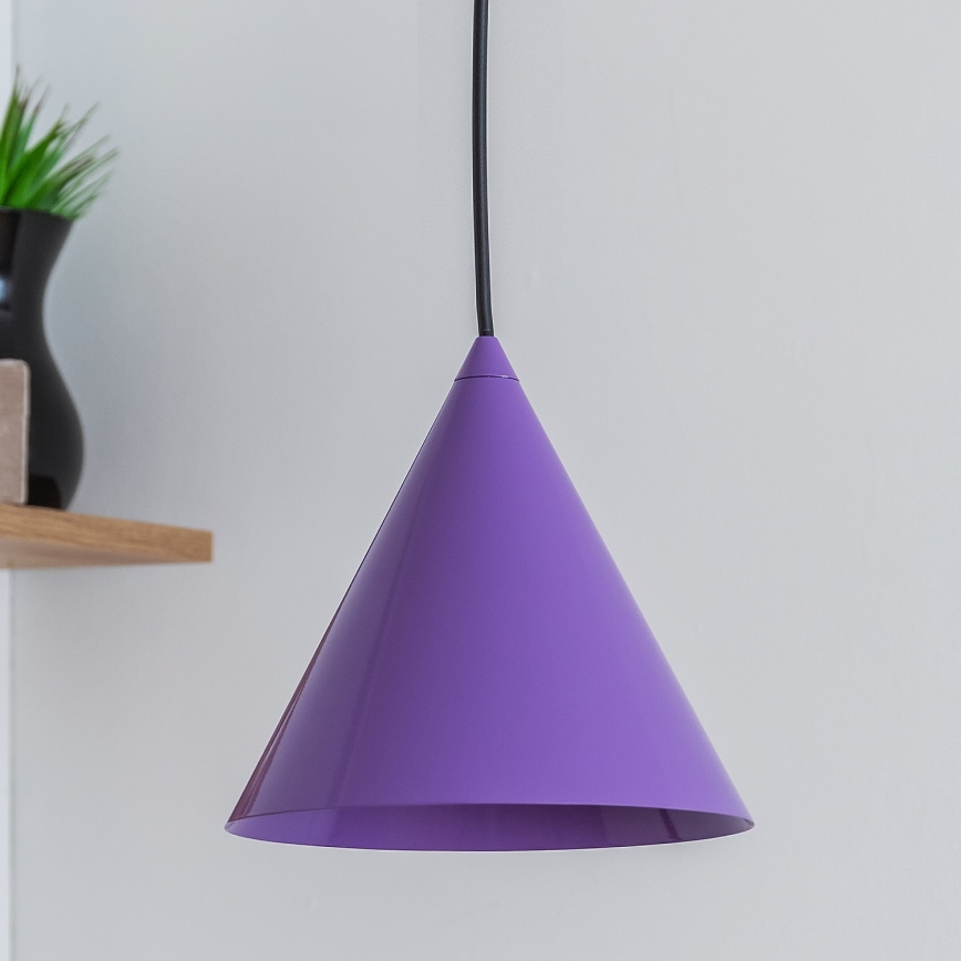 Luster na kablu ETNA II 1xE27/15W/230V, Ø 18,5 cm, ljubičasta
