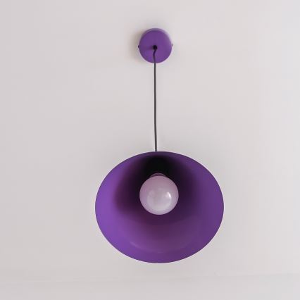 Luster na kablu ETNA II 1xE27/15W/230V, Ø 18,5 cm, ljubičasta