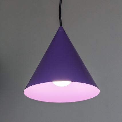 Luster na kablu ETNA II 1xE27/15W/230V, Ø 18,5 cm, ljubičasta