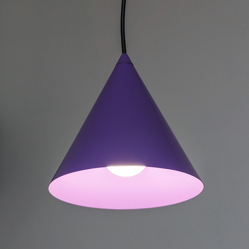 Luster na kablu ETNA II 1xE27/15W/230V, Ø 18,5 cm, ljubičasta